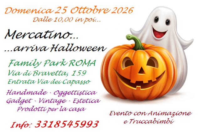 25/10 :Mercatino...aspettando Halloween