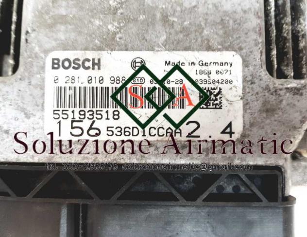 0281010988 55193518 Alfa 147 1.9 centralina motore Bosch - Foto 2