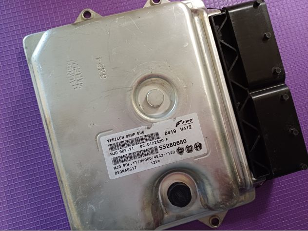 ECU LANCIA YPSILON 1.3 95HP EU6 55280650 MJD 9DF.Y1 HW000 ECU CENTRALINA LANCIA - Foto 6