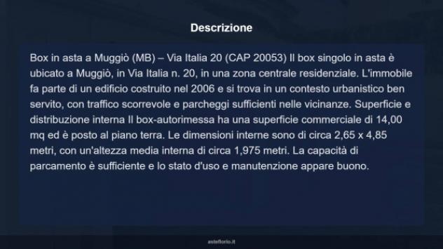 Immobile in asta di 14 m² in vendita a Muggiò - Foto 6