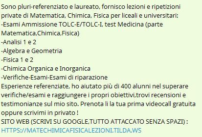 ripetizioni & lezioni matematica,chimica,fisica - Foto 2