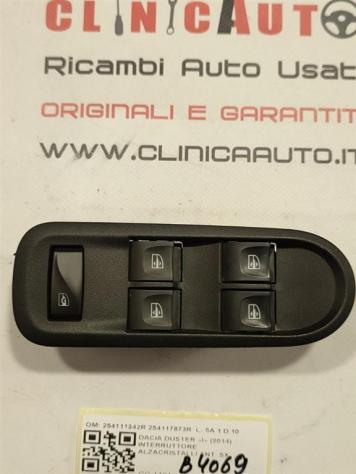 PULSANTIERA ANTERIORE SINISTRA DACIA Duster 1° Serie 254111342R 254117873R K9K (1017) - Foto 2
