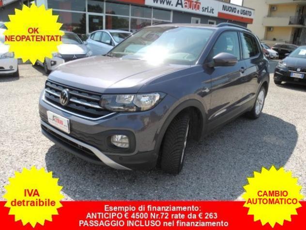 VOLKSWAGEN T-Cross 1.0 TSI 110cv DSG Style -Ok NEOPAT.- Prezzo Reale rif. 23979723