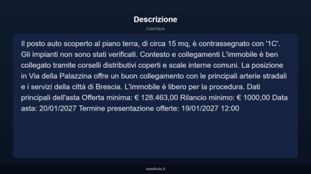 Immobile in asta di 110 m², box auto in vendita a Brescia - Foto 10
