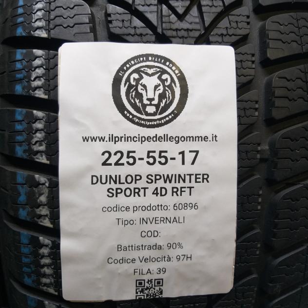 2 GOMME 225 55 17 DUNLOP A60896 - Foto 2