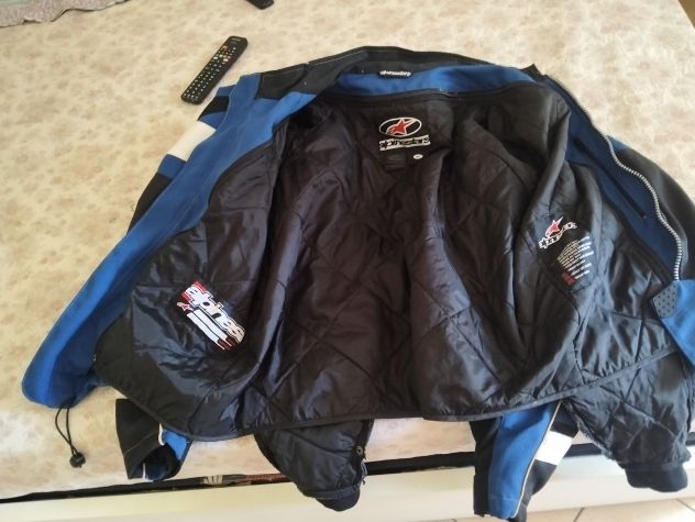 GIACCA MOTO ALPINESTARS GORE-TEX TAGLIA XL E CASCO JEB'S ENTRAMBI NUOVI - Foto 4