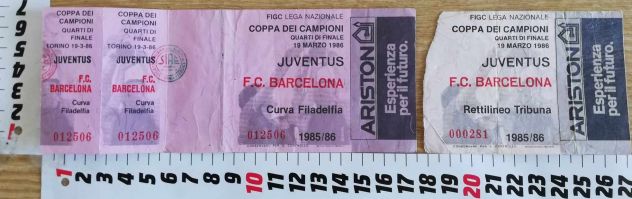Biglietto Juventus - Real Madrid del 5 novembre 1986 in Coppa dei Campioni - Foto 8