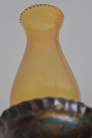 Magnifico Lampadario Antico in Bronzo – Stile Medievale/Rinascimentale - Foto 3