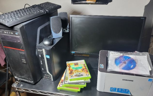 PC Desktop Completo Windows 11, Intel 6600 +Monitor 22' +Stampante - Foto 8