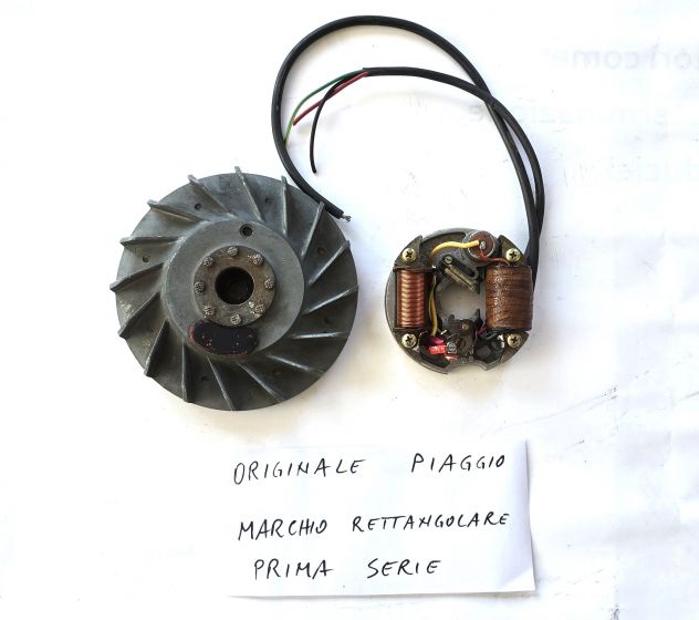 VOLANO COMPLETO ORIGINALE VESPA 50 N – R – SPECIAL PRIMA SERIE