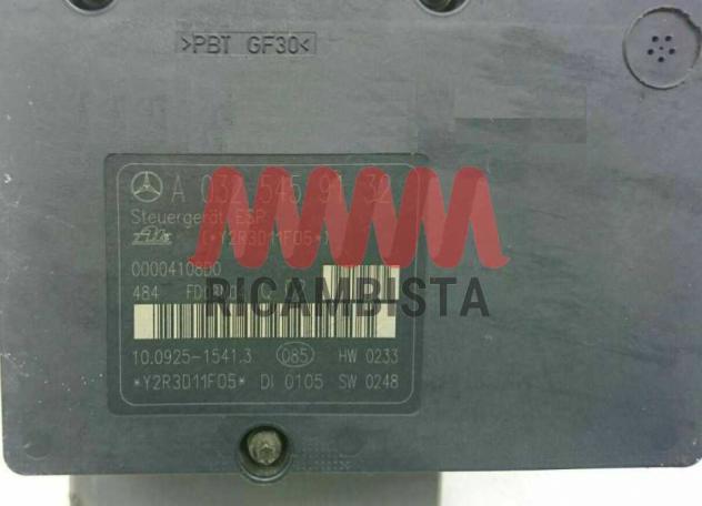 A0325459132 Mercedes CLK centralina gruppo pompa ABS