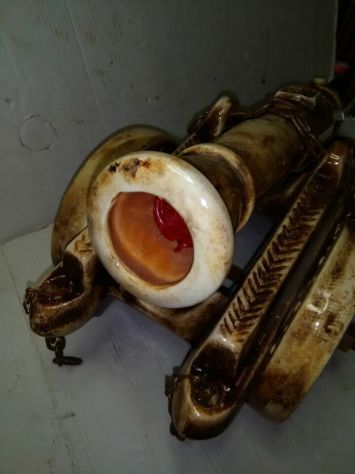 bottiglia di liquore in ceramica a forma di cannone ditta colombari di Riccione - Foto 7