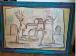 Quadro di Natale Autelitano 70 x 50 tecnica mista