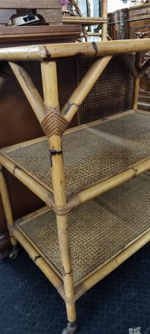 Carrello Anni ’60 in Bambù – 25183 - Foto 3