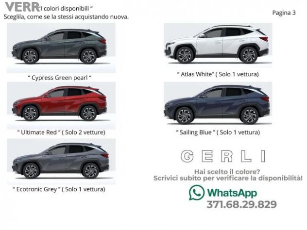 HYUNDAI Tucson 1.6 hev Exellence 2wd auto- KM ZERO 11/2025 rif. 23373262 - Foto 3