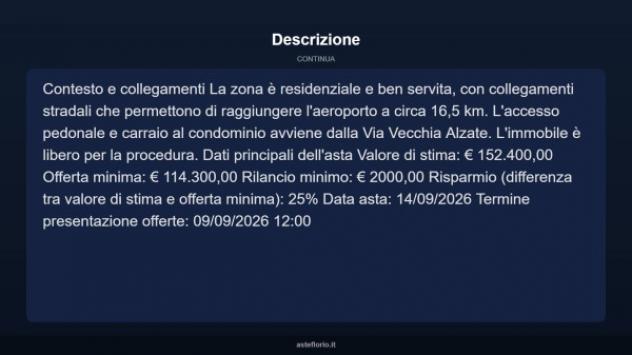 Immobile in asta di 125 m², box auto doppio in vendita a Oleggio - Foto 15