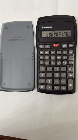 Calcolatrice Scientifica OSAMA - OS 134/10 Copertina Rigida Nera - Foto 3