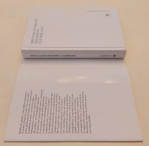 Magistrati l'ultracasta di Stefano Livadiotti 1°Ed.Bompiani, giugno 2009 - Foto 6