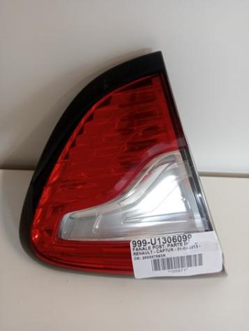 FANALE POST. PARTE INT. S. 999-U1306099 Parti elettriche Fanaleria Fanali Fanale post. sx. RENAULT - CAPTUR - 01-04-2013 -