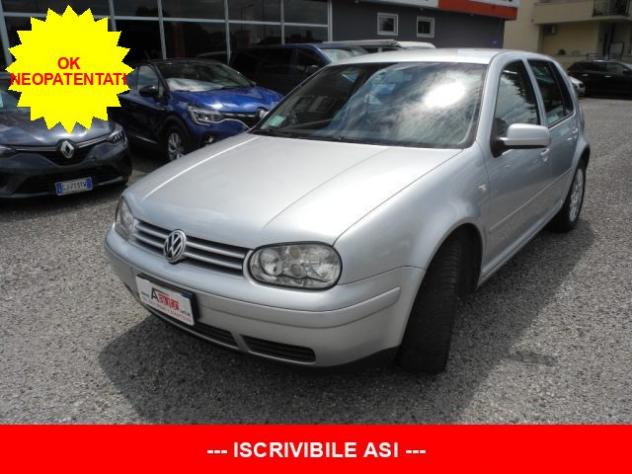 VOLKSWAGEN Golf 1.9 TDI 101cv 5p. - Ok NEOPATEN. - UNICO PROPRIET. rif. 23789596