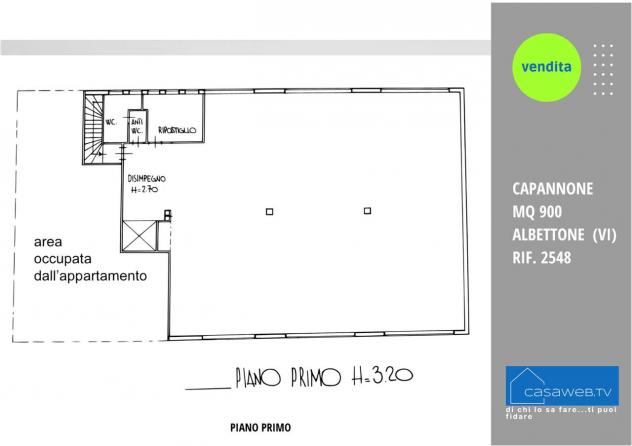 2548 - Capannone 900 mq ad Albettone (VI) Rif. 2548 - Foto 15
