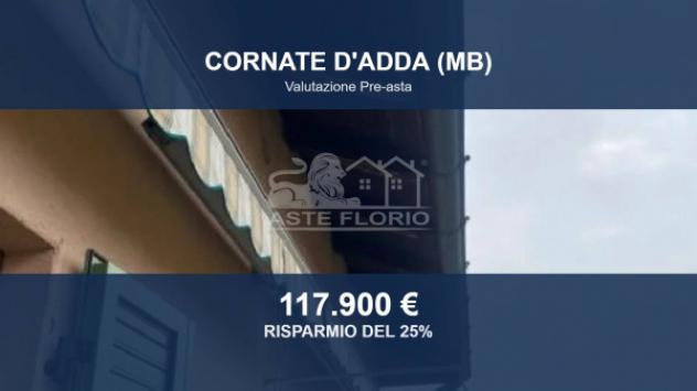Immobile in asta di 161 m², box auto doppio in vendita a Cornate d'Adda