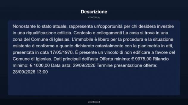 Immobile in asta di 82 m² con più di 5 locali in vendita a Iglesias - Foto 4