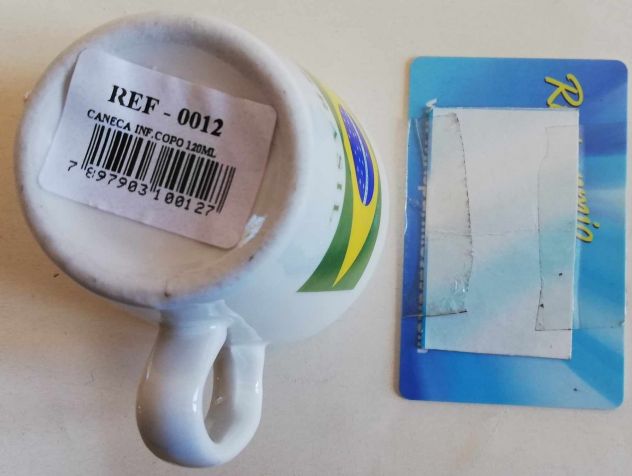 Tazzina con bandiera e scritta BRASIL (coffee cup) - Foto 2