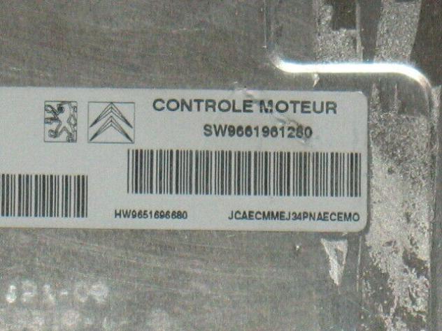 9661961280 KIT PEUGEOT CITROEN C2 C3 1.4 J34P SW9661961280 BSI 9659285380 - Foto 3