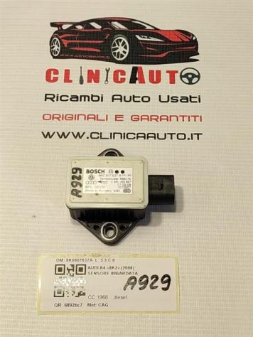 SENSORE IMBARDATA AUDI A4 Avant (8K5) 8K0907637A (0815)