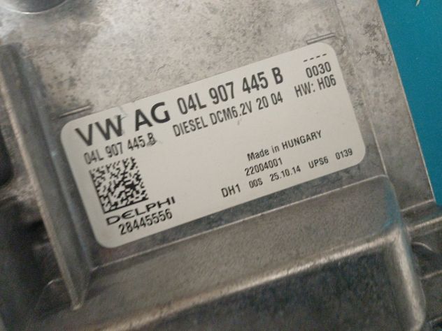 ECU DELPHI 28445556 DCM6.2 V VW AG 04L 907 445 B - Foto 5