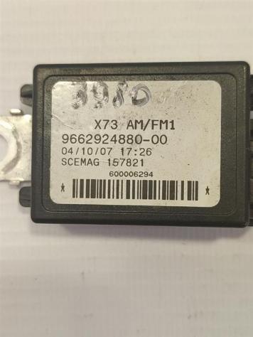 AMPLIFICATORE ANTENNA CITROEN C5 Berlina 3° Serie 9662924880 (08) - Foto 2