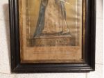 ANTICO QUADRO CON STAMPA CORNICE ORIGINALE 900