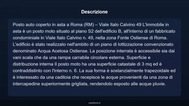 Immobile in asta di 3 m² in vendita a Roma - Foto 4