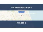 Immobile in asta di 324 m², box auto in vendita a Civitanova Marche