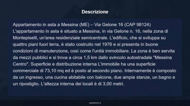 Immobile in asta di 73 m², box auto in vendita a Messina - Foto 12