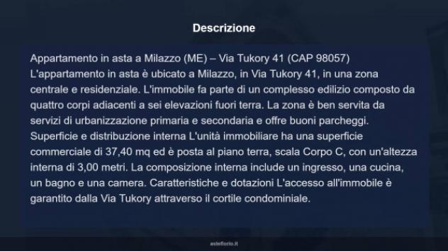 Immobile in asta di 37 m² in vendita a Milazzo - Foto 9