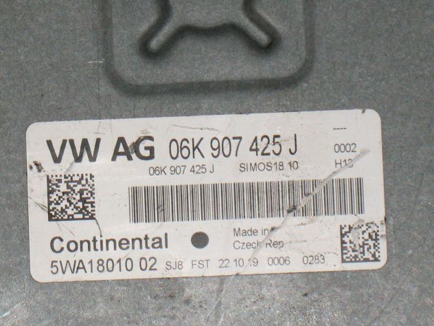 06K907425J ECU GOLF SEAT LEON KUPRA 2.0 SIMOS18.10 5WA1801002 5WA18010 02 - Foto 2