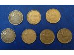 Lotto 316 - francia 20 francs 7 monete vedi descrizione e foto