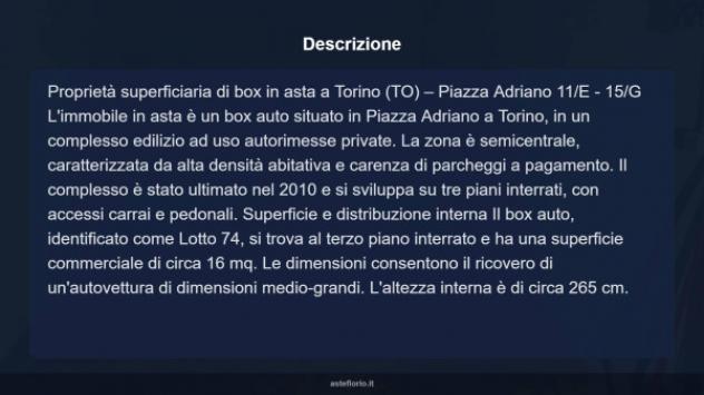 Immobile in asta di 16 m² in vendita a Torino - Foto 3