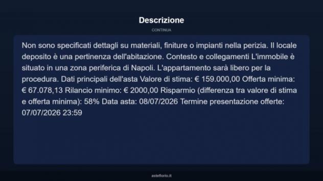 Immobile in asta di 99 m² in vendita a Napoli - Foto 12