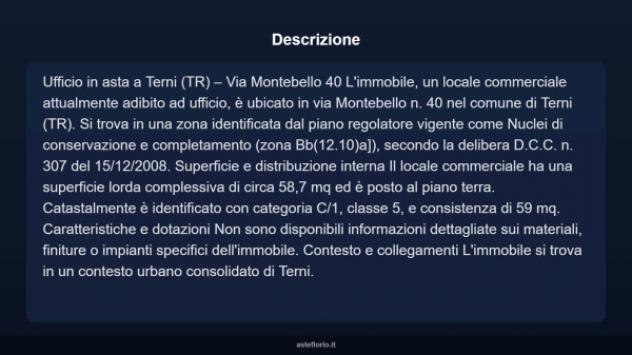 Immobile in asta di 58 m² in vendita a Terni - Foto 3