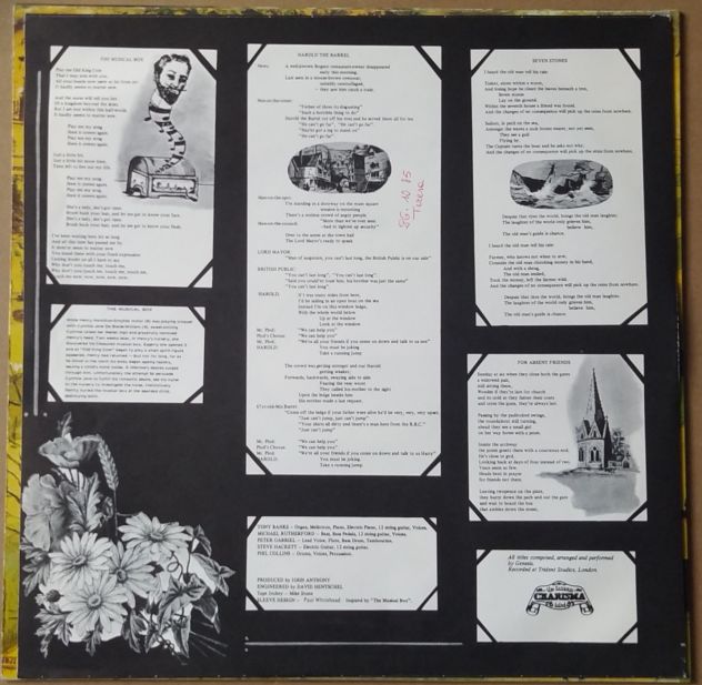GENESIS -Nursery Cryme- LP 1971 - Foto 2