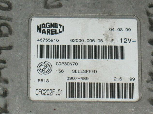 46755916 ECU CAMBIO ALFA ROMEO 46755916 6200000605 C0P30N70 CFC202F.01 - Foto 2