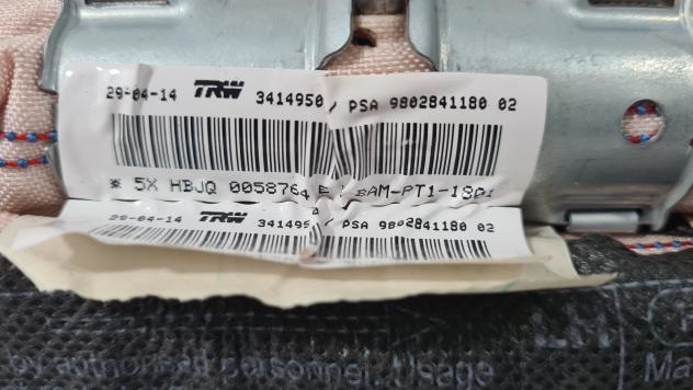 AIRBAG A TENDINA LATERALE PASSEGGERO CITROEN C3 Serie 9802841180 (16) - Foto 2