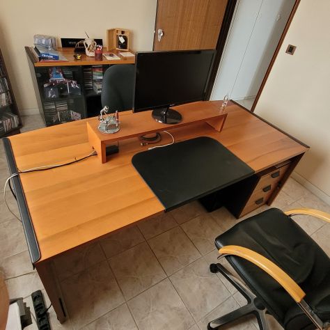 Studio Presidenziale CODUTTI "Tempus" – Noce e Cuoio (Prezzo Realizzo) - Foto 5