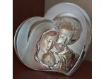 Quadro sacro “Sacra Famiglia” VALENTI in Argento 999,95% NUOVO