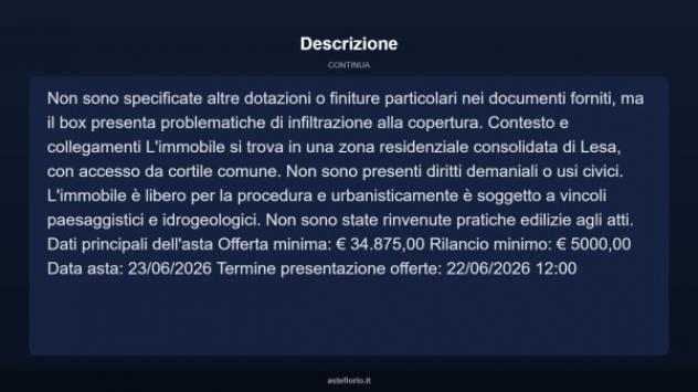 Immobile in asta di 79 m², box auto in vendita a Lesa - Foto 4