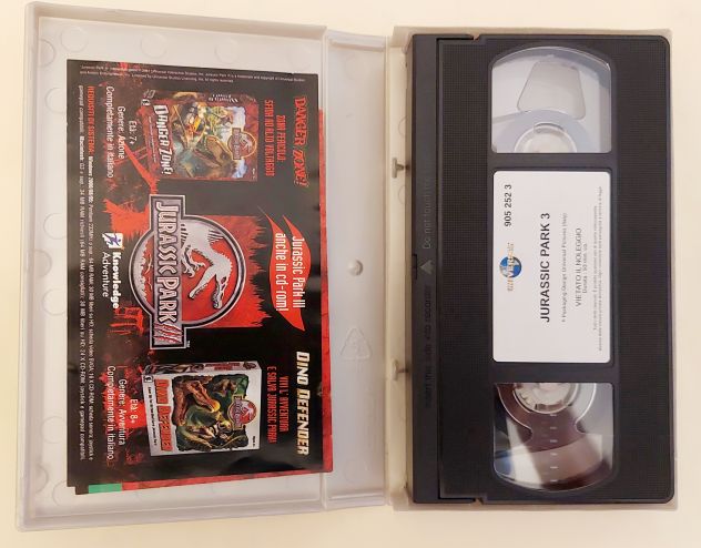 Videocassetta VHS Jurassic Park III Sam Neill Universal Picture, 2002 - Foto 4