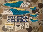gilera bullit bianco verde giallo kit adesivi